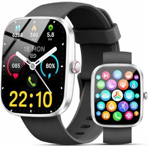 Matast 2026 Smartwatch Uomo Donna, 100+ Sportive Fitness Tracker con Sonno Contapassi Cardiofrequenzimetro, 1.91" Smartwatch con Effettua/Risposta Chiamate, Impermeabil IP68 Smart Watch per Android/iOS