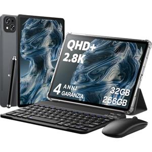 KINGRID Tablet Android 16 da 11,5 Pollici con Bundle Tastiera, Display BOE 2.8K