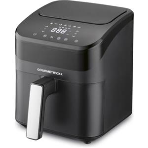 GOURMETmaxx Friggitrice digitale ad aria calda | 4L Airfryer con timer e touch screen | Friggitrice con funzioni e programmi versatili | Airfryer a risparmio energetico, quasi senza olio | Mini