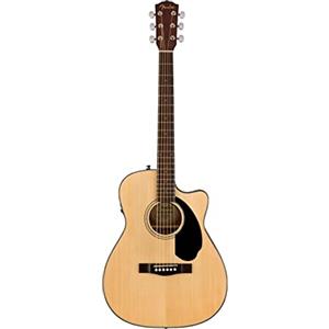 Fender CC-60SCE Chitarra Acustica Elettrificata Concerto, Naturale, Include lezioni virtuali gratuite su Fender Play