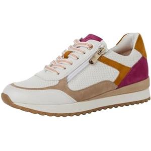 MARCO TOZZI Damen Sneaker 2-23719-44, Scarpe da Ginnastica Donna, White/Pink, 36 EU