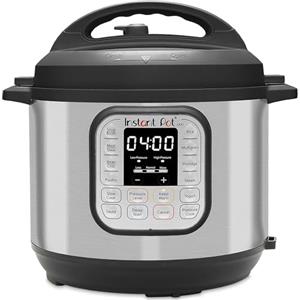 Instant Pot Duo 7-in-1 Pentola a Pressione / Vaporiera / Scaldavivande in Acciaio Inossidabile Spazzolato, Adatta a Cucinare Riso, Zuppa, Verdura e Yogurt a Cottura Lenta, 5,7L