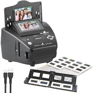 Somikon scanner: Scanner per foto, diapositive e negativi, con display, completamente senza PC (digitalizzare foto, digitalizzatore di, solo)