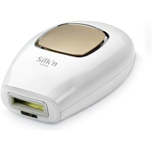 Silk'n Infinity Premium 500.000 impulsi di luce - Tecnologia IPL - eHPL 2 in 1 - depilazione permanente, Bianco/D'oro
