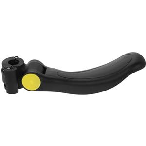 YARNOW Sedia per Monopattino Bambini Pieghevole in Plastica Nera | Seduta Portatile per Piccoli, Struttura Ergonomica Comoda, Accessorio per Scooter