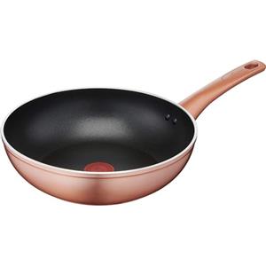 Lagostina Ramata, Wok Antiaderente Ø 28 cm, Effetto Rame