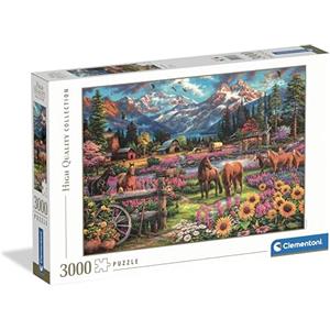Clementoni - Puzzle 3000 Pezzi per Adulti e Ragazzi, Illustrazione Free to Roam, Idea Regalo, Made in Italy, 118,4x84,5 cm, 33038