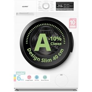 COMFEE' Lavatrice Ultra Slim 6 kg 40 cm Classe A-10% Motore BLDC
