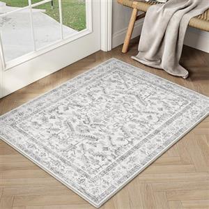 PureCozy Zerbino Ingresso Interno Tappeto 60x90cm Grigio Vintage