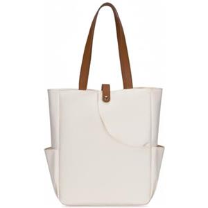 MotiveTech Borsa per Racchette Sportive Custodia Borsa Duffel Borsone Zaino in Tessuto Oxford con Struttura Leggera E Organizzazione Multi Scomparto Adatta per, Beige