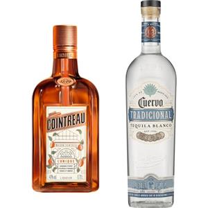 Cointreau Kit Cocktail Margarita Classico - Cointreau L'Unique & Jose Cuervo Tradicional Silver - Triple Sec Arancia & Tequila 100% Agave Blu