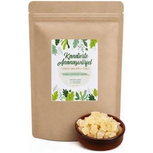 IGART FOOD & WOOD Ananas Candito a Cubetti 500g | Frutta Esotica Disidratata Premium dalla Thailandia - Ideale per Dolci, Panettoni, Muesli, Decorazioni Torte