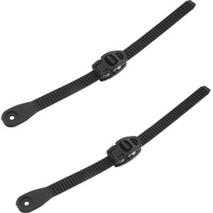 Alasum 2 Set Cinghia Fibbia per Pattini a Rotelle Regolabile Nera PVC | Set, per Inline Skates e Roller Skates, Installazione Semplice, Flessibilità Migliorata