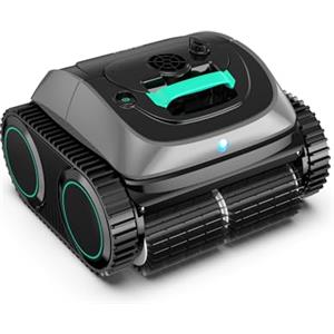 WYBOT C1-Plus Robot Piscina Pareti e Fondo, Per piscine interrate & fuori terra, 160min autonomia, Pulizia 4-in-1 (160m²), Navigazione smart & App, Verde grigio