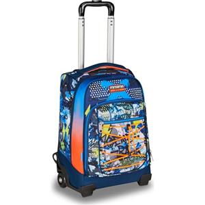 Mitama Trolley DR Scuola URBANLOOP, 34 Lt, Blu, Uso zaino, Tasca con organizer, Bambino, Scuola elementare e media, Viaggi e tempo libero