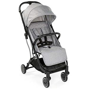 Chicco Trolley Me Passeggino Leggero da 0 Mesi a 15 kg, Passeggino Reclinabile e Pieghevole con Funzione Trolley, Chiusura Compatta, Parapioggia e Cappottina Estendibile, Light Grey