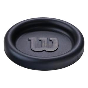 Wilson Supporto per Pallone da Basket DOT, Espositore Minimalista in Gomma, per i Tuoi Momenti di Gloria, Nero