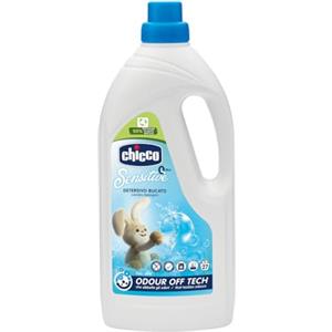 Chicco Artsana Chicco Sensitive Detersivo Bucato Ipoallergenico, rimuove Macchie e Odori, 0+ Mesi - 1.5 L