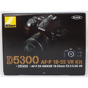 Nikon Kit Nikon D5300 con obiettivo AF-P 18-55mm VR, colore nero