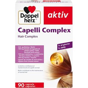 Doppelherz aktiv Capelli Complex, Biotina + Rame + Zinco, 90 Capsule