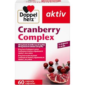 Doppelherz aktiv Cranberry Complex, Integratore Alimentare, 60 Capsule