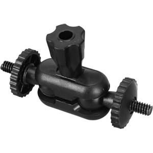 Generic Connettori a vite filettati da maschio a maschio da 1/4 pollici a doppia testa per selfie stick e treppiedi uso fotocamera gabbia accessorio