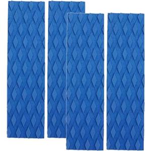 HGENAHGTF 4 cuscinetti di trazione per tavola da surf Skimboard Deck Trazione Pad antiscivolo anteriore coda per skimboard, shortboard antiscivolo Deck Grip Mats