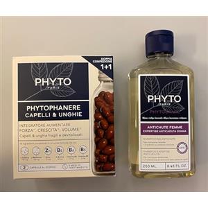 Generico Offerta K&k Lab - Phytophanere 180 capsule & Shampo Anticaduta Phytocyane 250Ml