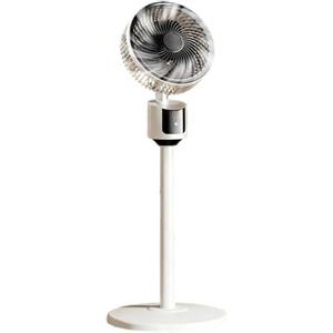 Pealeaf Ventilatore A Piantana Per Camera, Circolatore D'Aria Silenzioso, Oscillazione 90° Con Telecomando, 3 Velocità Altezza Regolabile (White)
