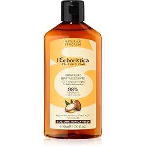 L'Erboristica di Athena's dal 1969 L'Erboristica Athena's - Lozione Tonica Viso - Rivitalizzante e Idratante Viso - Lozione Delicata con Olio di Argan Biologico e Acido Ialuronico - 200ml