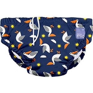Bambino Mio, Costumino Contenitivo, A Prova di Perdite, Stiloso e Leggero, Molo Dei Pellicani, Larga (1-2 Anni)