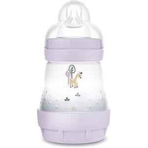 MAM Easy Start Anti-Colic - Borraccia da 160 ml, particolarmente ben accettata, con valvola a fondo contro coliche e tettarelle, misura 1, 0 mesi, capriolo