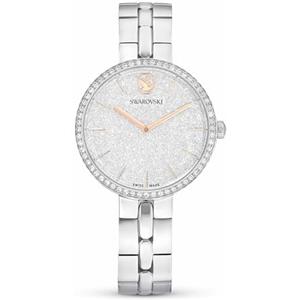 Swarovski Orologio Cosmopolitan, Fabbricato in Svizzera, Bracciale di metallo, Tono argentato, Acciaio inossidabile