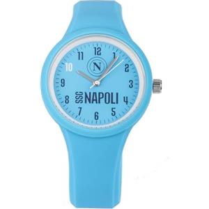 LOWELL SSC Napoli Orologio Silicone Celeste 38mm OFFICIAL