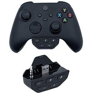 Mcbazel Adattatore per Cuffie Xbox, Amplificatore Audio per Controller Xbox One/Series S/X Con Jack da 3,5 mm, Nero