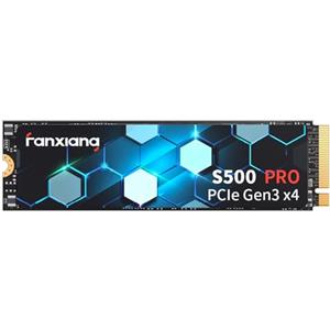 fanxiang SSD NVMe 256GB M.2 PCIe Gen3x4 2280 SSD Interno 256GB, Fino a 3000MB/s in Lettura, Compatibile con Laptops, PC, Computer Desktop (S500 Pro)
