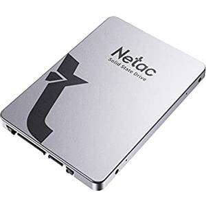Netac Disco rigido SSD 128 GB, SSD SATAIII da 2,5 '', SSD interno per laptop, velocità di aggiornamento del gioco, grigio argento