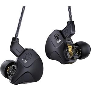 Yinyoo CCZ Sonata DC03 HiFi In Ear Monitor Auricolari, 10mm Magnete Driver Dinamico Cuffie Sportive IEM da Gioco ad Alta Fedeltà Auricolari con Cavo a 2Pin per Regalo PC Audiofilo (senza microfono)
