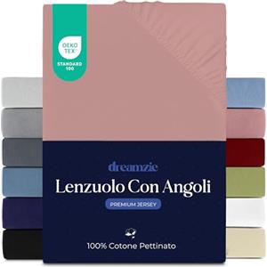 Dreamzie - Lenzuolo Con Angoli - Matrimoniale 140x190/200cm - 100% Cotone