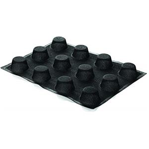 Silikomart | Micro-Forme in Silicone Perforato, Stampo Round, Misure 400 x 300 x 40 mm,