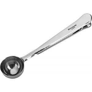 Westmark Cucchiaio dosa-caffè con clip, Per 6 grammi di caffè macinato, Lunghezza: 17,6 cm, Acciaio inox, 15382270