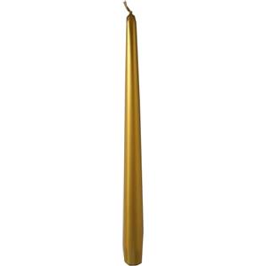 Cereria Di Giorgio - 12 Candele Coniche - Diametro 2,2 cm Altezza 30 cm - Colore Oro - Durata 10 ore - Standart per candelabro