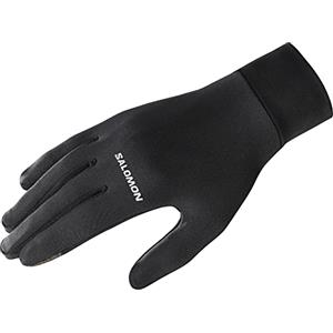 Salomon Guanto caldo Cross, praticità del touchscreen, calore traspirante, design ripiegabile per la corsa invernale, vestibilità intelligente per l'uso mobile