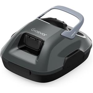 Gosvor (Nuovo 2026) Robot Piscina Fuori Terra Aspirapolvere per Piscina Senza Fili, 90 Min Autonomia, Auto Parcheggio, Facile da Usare, Robot Limpiafondi per Piscine Fino a 80m²,Grigio