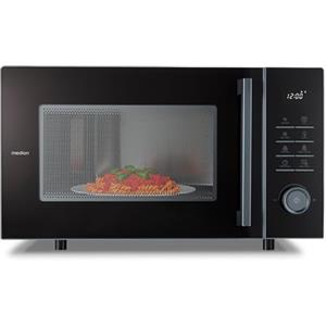 MEDION Microonde con grill e aria calda, Air Fryer, Grigio scuro