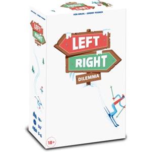 Asmodee - Left Right Dilemma, Gioco da Tavolo, Party Game per Adulti, 3-6 Giocatori, 18+ Anni, Edizione in Italiano