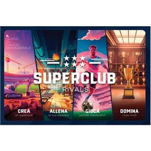 SUPERCLUB STUDIO AS Asmodee Superclub Rivals, Gioco da Tavolo per due Giocatori, 10+ Anni, Edizione in Italiano