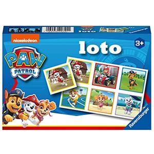 Ravensburger - Gioco didattico - Loto- Paw Patrol - Un primo gioco educativo che unisce osservazione, associazione e memoria - A partire dai 3 anni - 20741