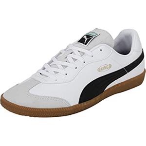 PUMA Unisex King 21 It Scarpe da calcio, Puma White Puma Black Gum, 47 EU