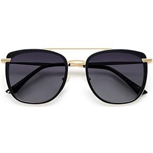 SOJOS Occhiali da Sole Polarizzati Quadrati Retrò per Donne Uomini Occhiali da Sole Vintage per Donne Occhiali da Sole UV400 SJ2180